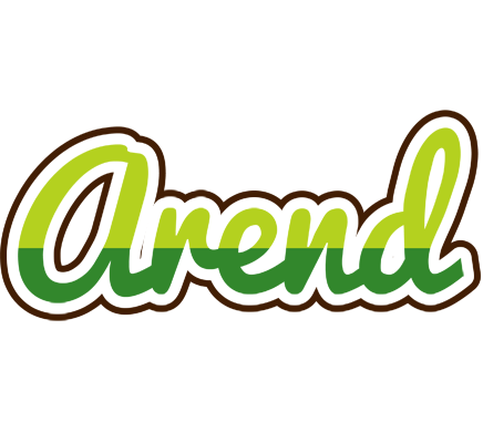Arend golfing logo