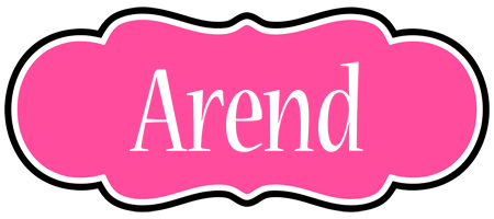 Arend invitation logo