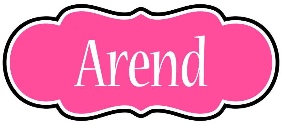 Arend invitation logo