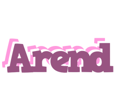 Arend relaxing logo