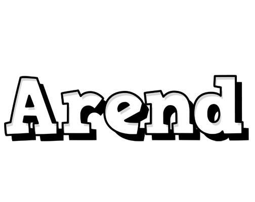 Arend snowing logo