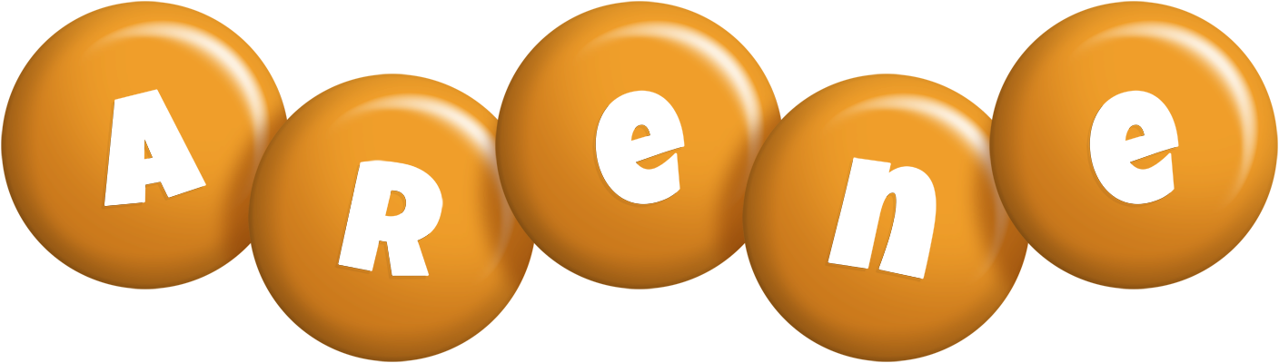 Arene candy-orange logo
