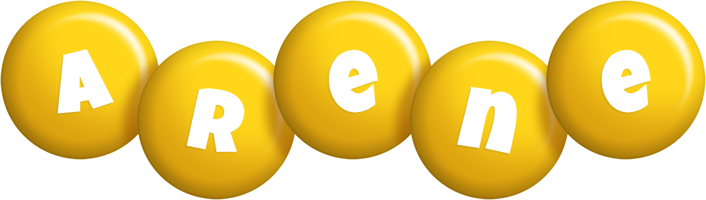 Arene candy-yellow logo