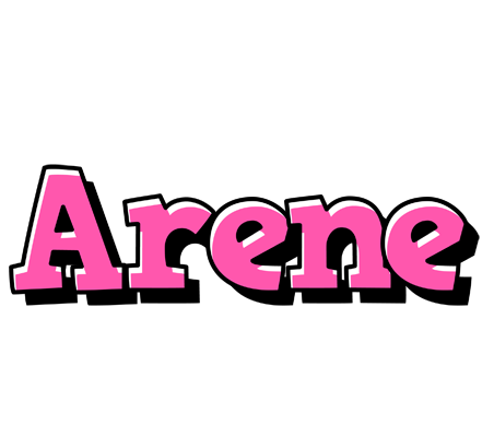 Arene girlish logo