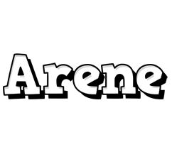 Arene snowing logo