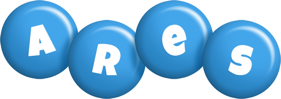 Ares candy-blue logo