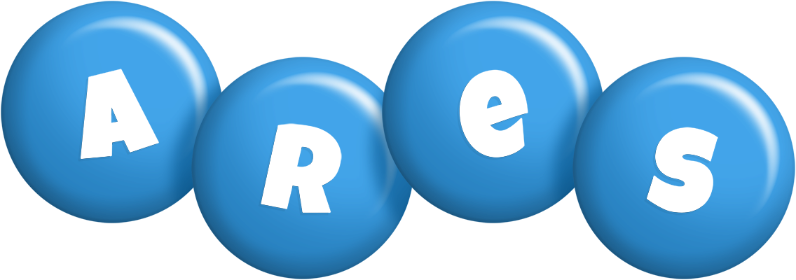 Ares candy-blue logo