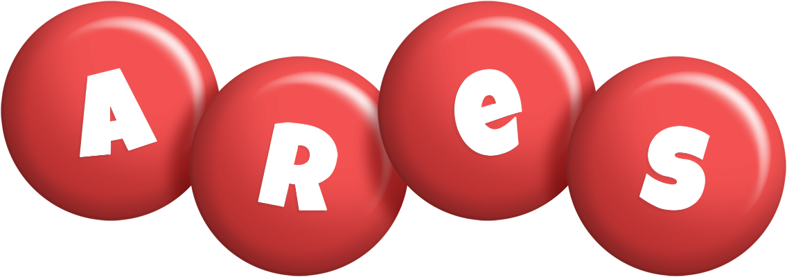 Ares candy-red logo