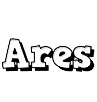 Ares snowing logo