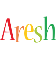 Aresh birthday logo