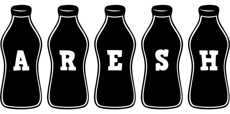 Aresh bottle logo