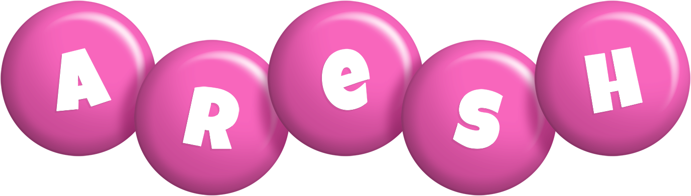Aresh candy-pink logo