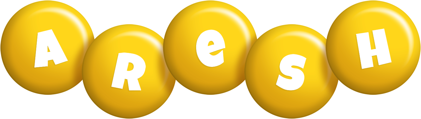 Aresh candy-yellow logo