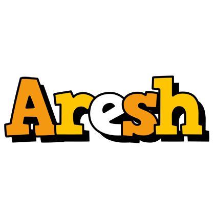 Aresh cartoon logo
