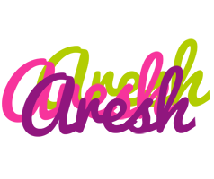 Aresh flowers logo