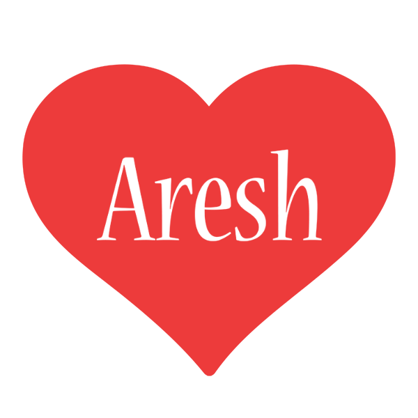 Aresh love logo