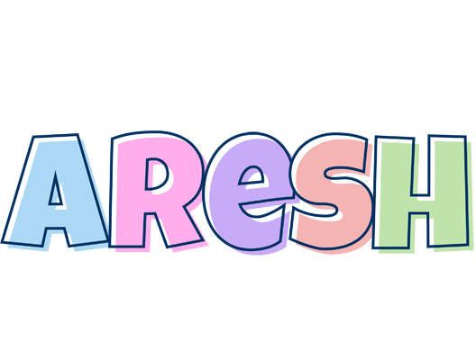 Aresh pastel logo