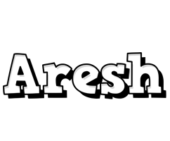 Aresh snowing logo