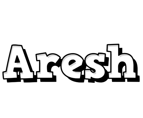 Aresh snowing logo