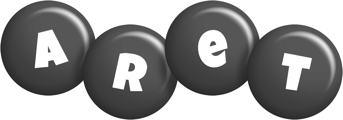 Aret candy-black logo