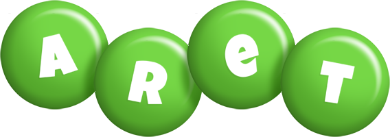 Aret candy-green logo