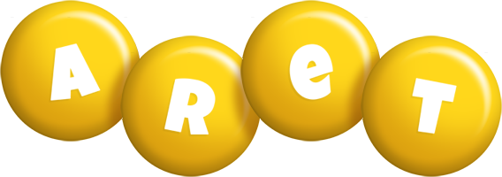 Aret candy-yellow logo