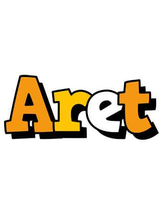 Aret cartoon logo