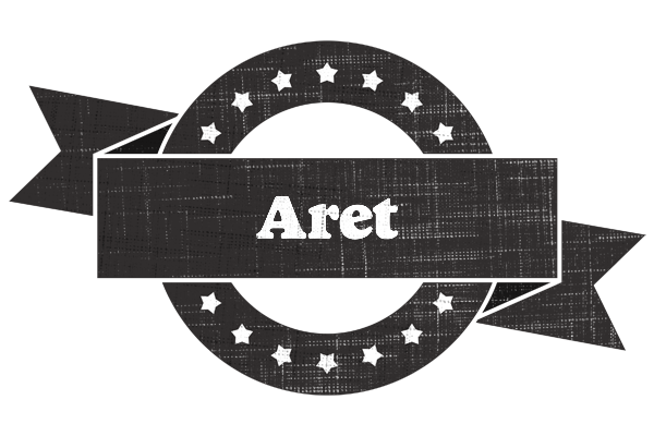 Aret grunge logo