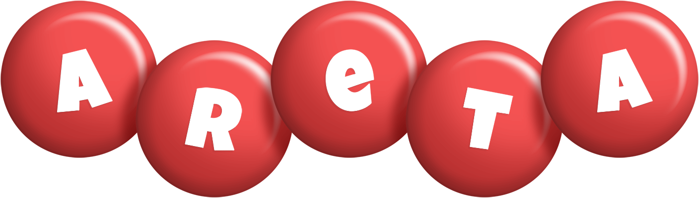 Areta candy-red logo