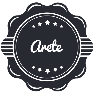 Arete badge logo