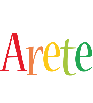 Arete birthday logo