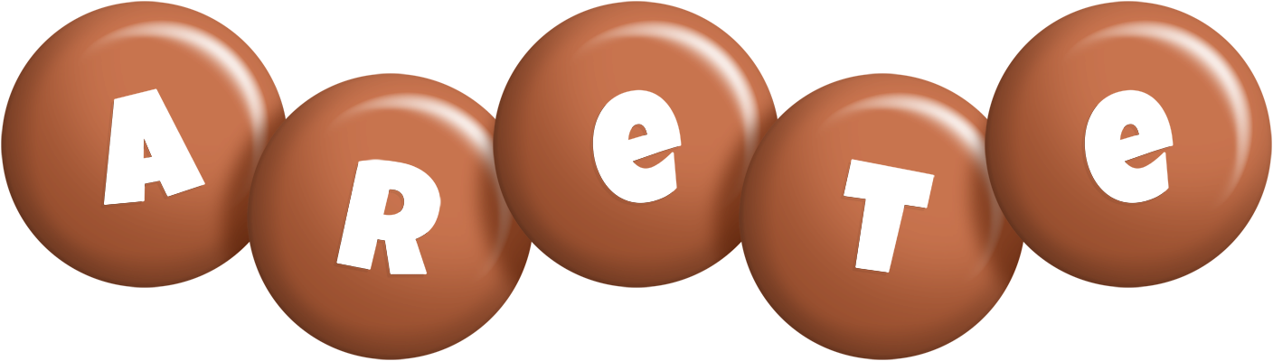 Arete candy-brown logo