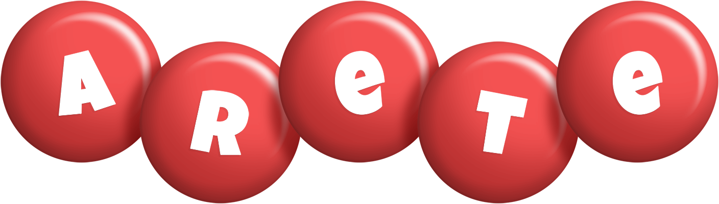 Arete candy-red logo
