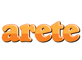 Arete orange logo