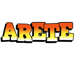 Arete sunset logo