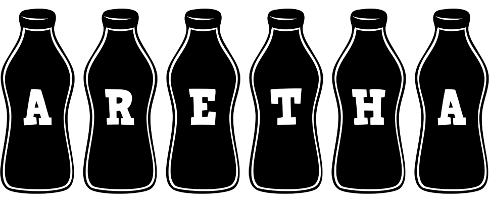 Aretha bottle logo
