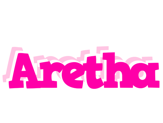 Aretha dancing logo