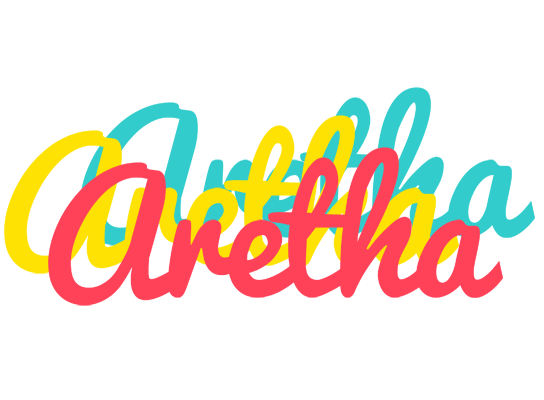 Aretha disco logo