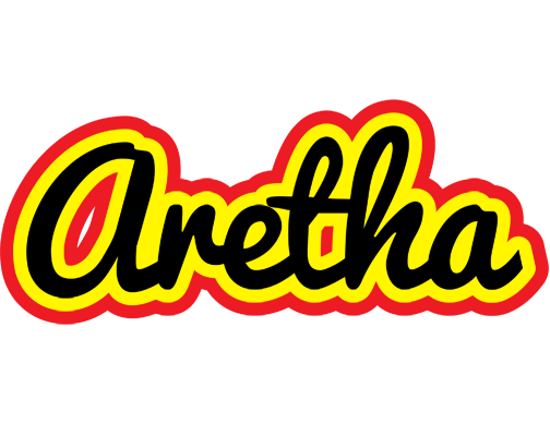 Aretha flaming logo