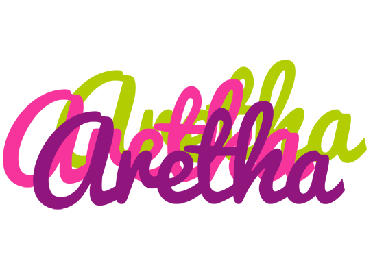 Aretha flowers logo