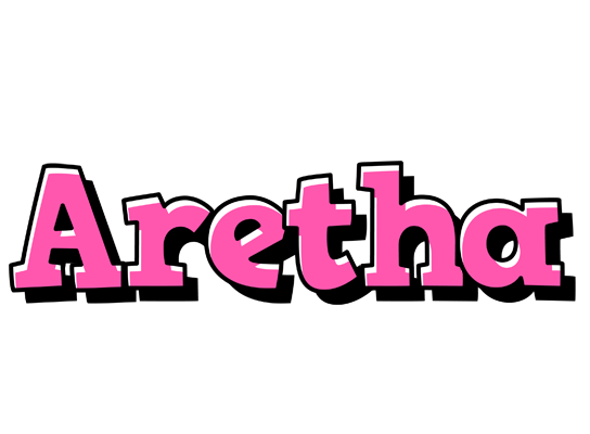 Aretha girlish logo