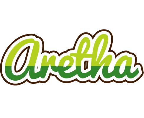 Aretha golfing logo