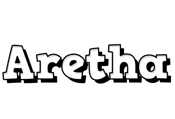 Aretha snowing logo