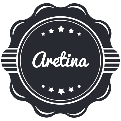 Aretina badge logo