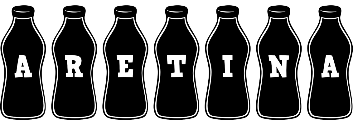 Aretina bottle logo