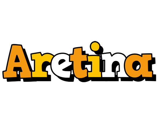 Aretina cartoon logo