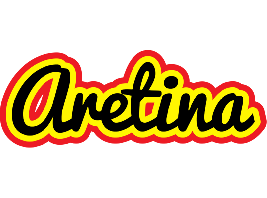 Aretina flaming logo