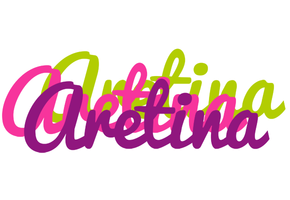 Aretina flowers logo