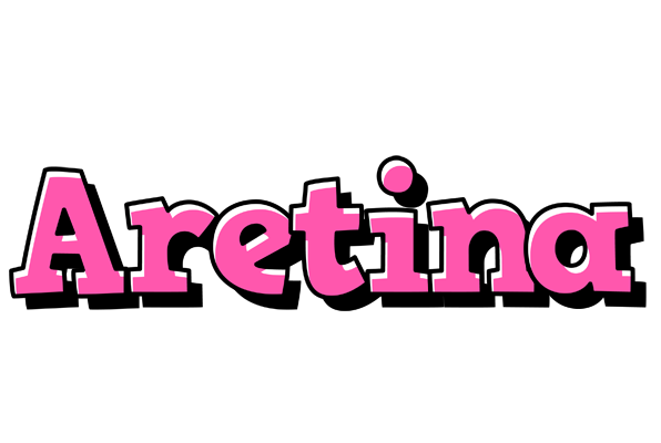 Aretina girlish logo