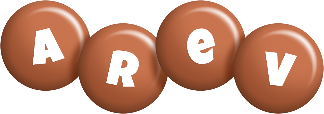 Arev candy-brown logo